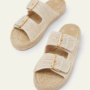 Boden Buckle Espadrille Sandals